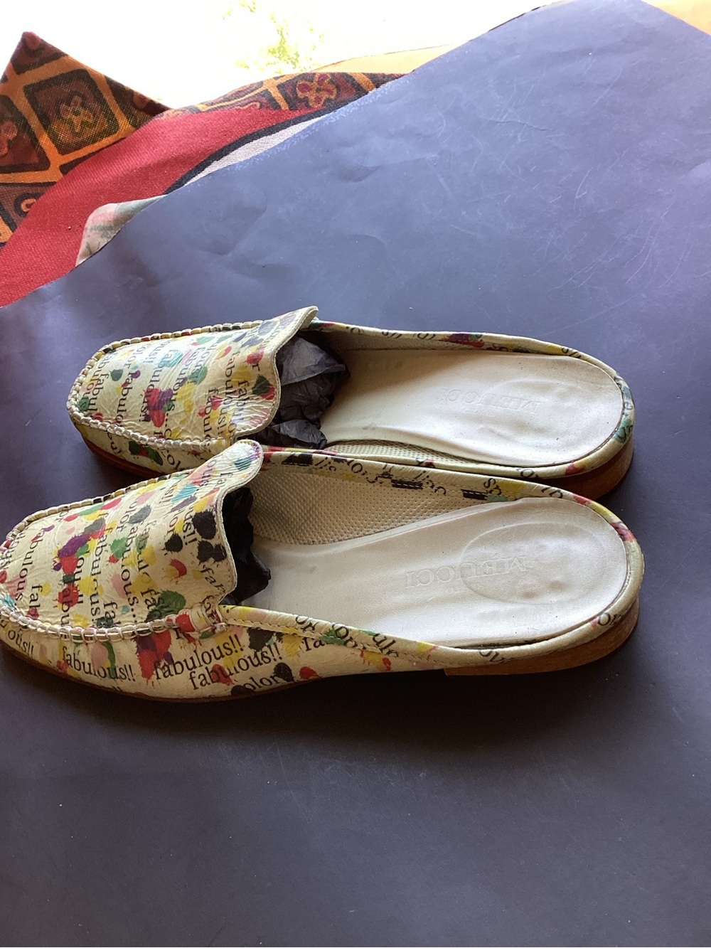 Vintage Sesto Meucci flat slides mules slippers - Picture 8 of 9